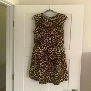 Leopard print dress